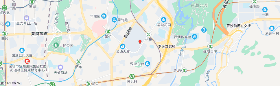 深圳怡景小学_公交站地图_深圳公交_妙搜公交查询2024