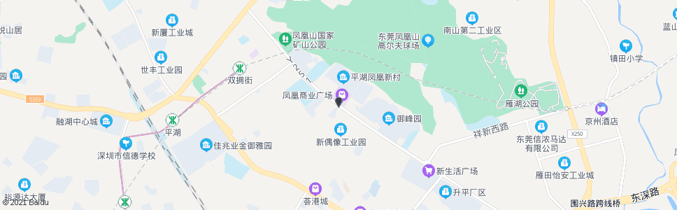 深圳平湖凤凰新村_公交站地图_深圳公交_妙搜公交查询2024