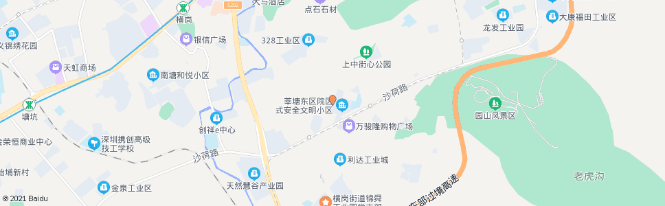 深圳莘塘村_公交站地图_深圳公交_妙搜公交查询2025