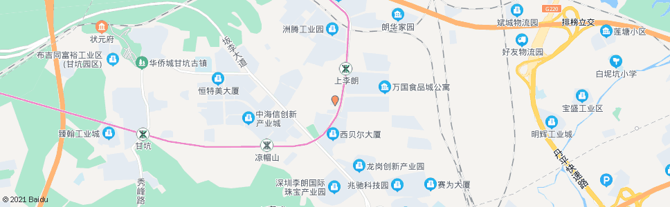 深圳老圩村_公交站地图_深圳公交_妙搜公交查询2024