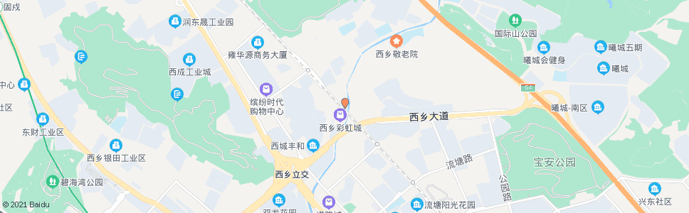 深圳宝安客运中心_公交站地图_深圳公交_妙搜公交查询2025