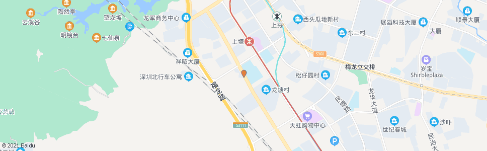 深圳简上村_公交站地图_深圳公交_妙搜公交查询2025