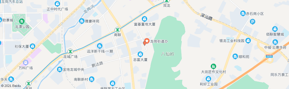 深圳龙岗会堂_公交站地图_深圳公交_妙搜公交查询2024