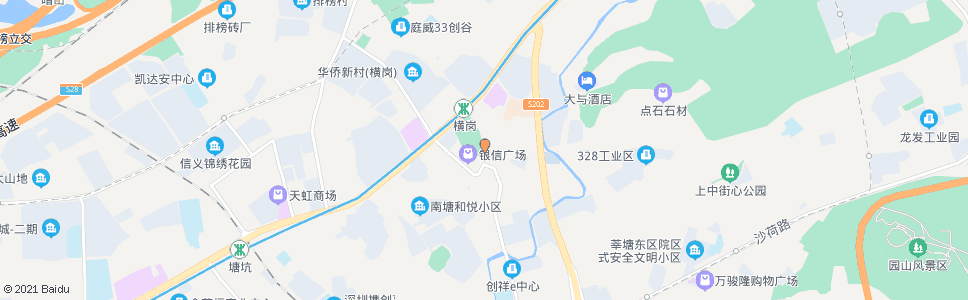 深圳横岗市场_公交站地图_深圳公交_妙搜公交查询2025