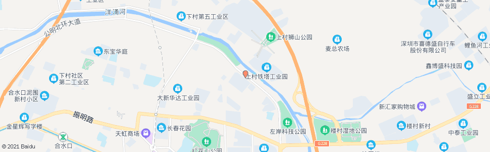 深圳公明建材市场_公交站地图_深圳公交_妙搜公交查询2025