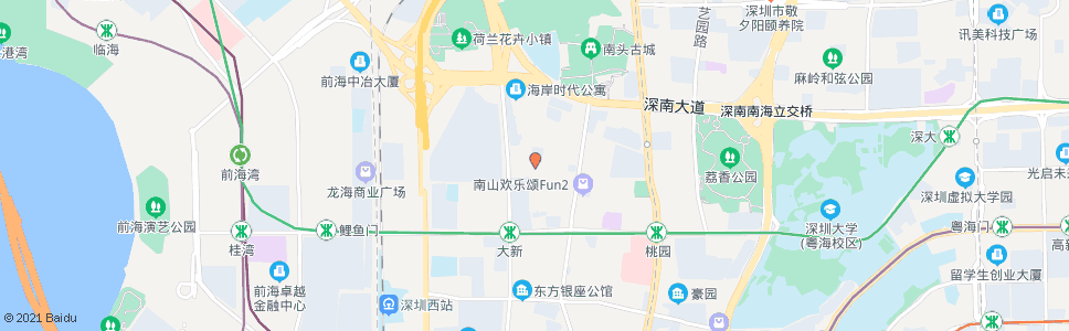 深圳南头街道办_公交站地图_深圳公交_妙搜公交查询2025