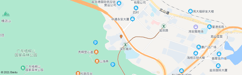 深圳半山溪谷_公交站地图_深圳公交_妙搜公交查询2025