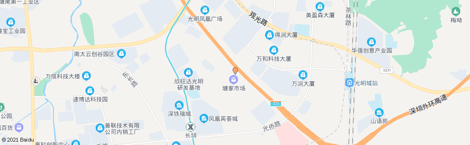 深圳塘家市场_公交站地图_深圳公交_妙搜公交查询2025