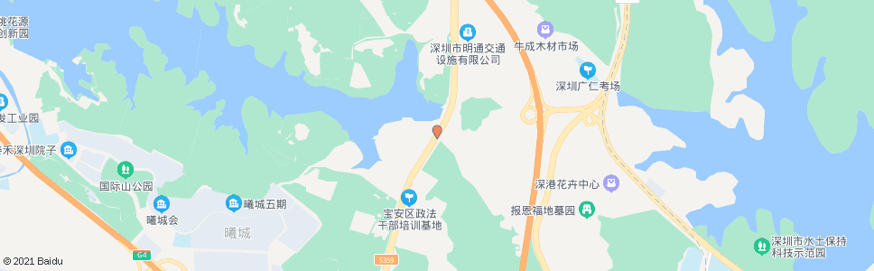 深圳铁岗水库_公交站地图_深圳公交_妙搜公交查询2024