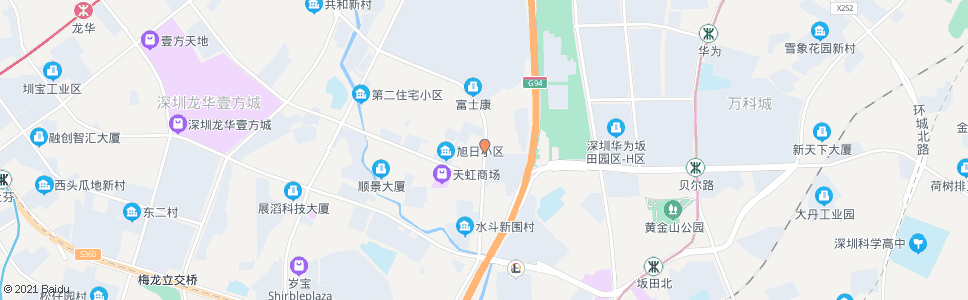 深圳水斗富豪新村_公交站地图_深圳公交_妙搜公交查询2024