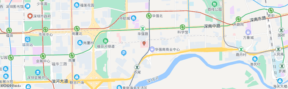 深圳市中医院_公交站地图_深圳公交_妙搜公交查询2025