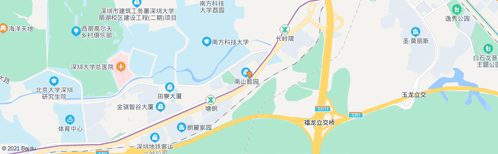 深圳南山智园_公交站地图_深圳公交_妙搜公交查询2025