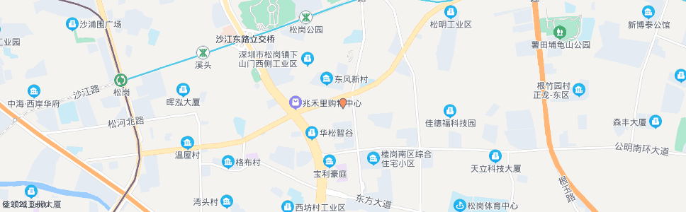 深圳松岗汽车站_公交站地图_深圳公交_妙搜公交查询2024