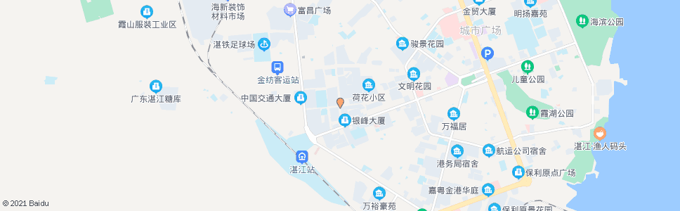 湛江荷花西路_公交站地图_湛江公交_妙搜公交查询2024