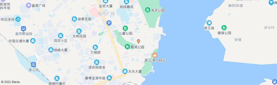 湛江民治路_公交站地图_湛江公交_妙搜公交查询2024