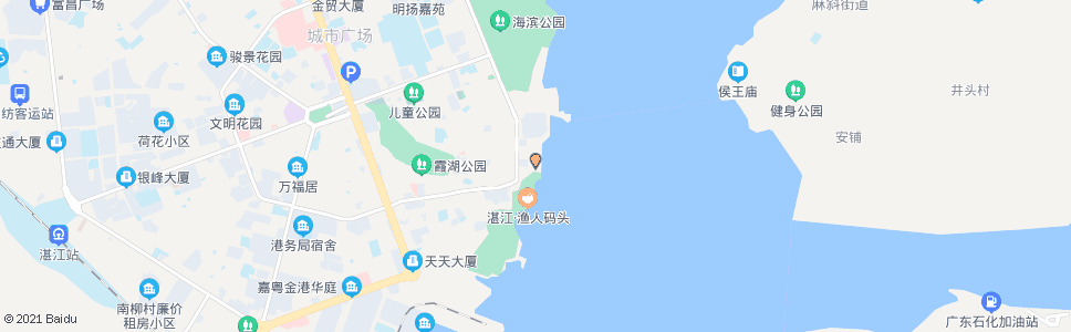 湛江东堤车站_公交站地图_湛江公交_妙搜公交查询2024