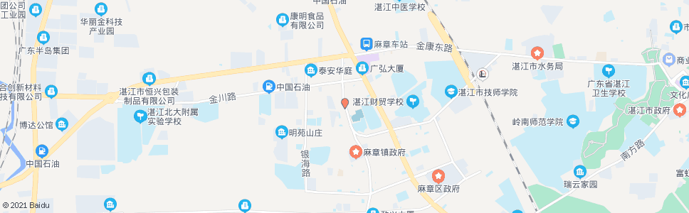 湛江麻遂路_公交站地图_湛江公交_妙搜公交查询2024