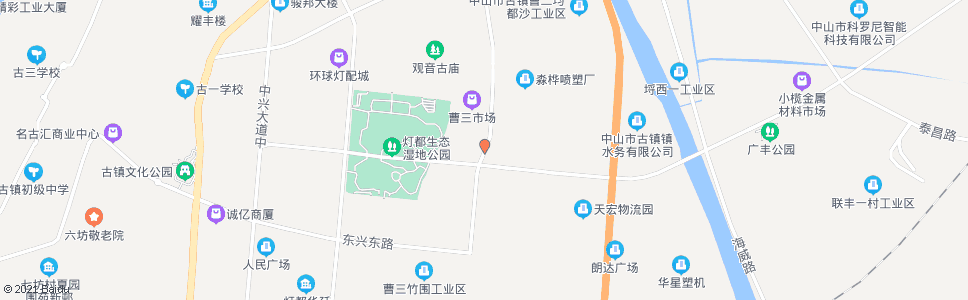 中山曹三小学_公交站地图_中山公交_妙搜公交查询2024