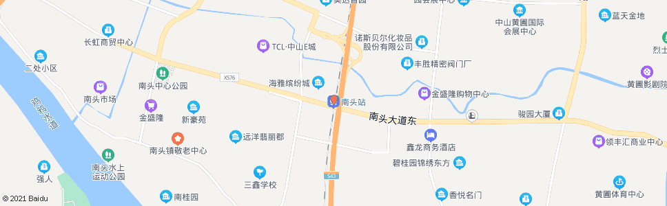 中山细滘路口(南头路口)_公交站地图_中山公交_妙搜公交查询2025