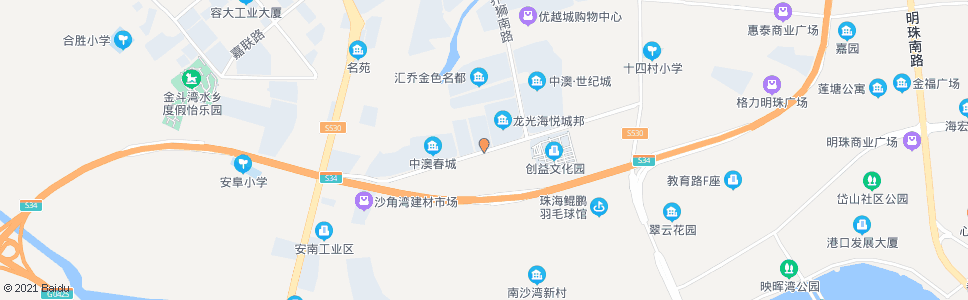 中山环洲南路中_公交站地图_中山公交_妙搜公交查询2024