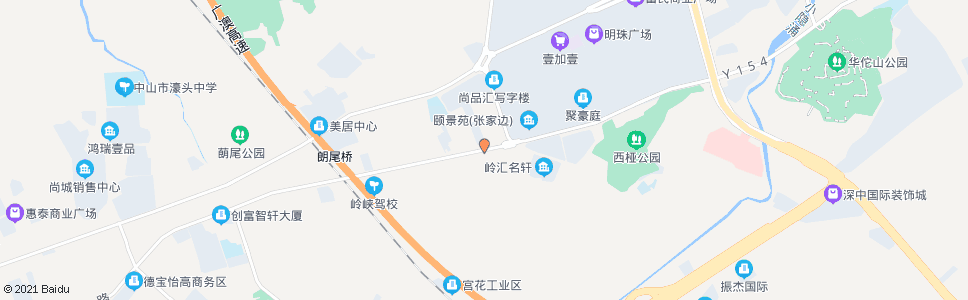 中山大岭(BRT)_公交站地图_中山公交_妙搜公交查询2025