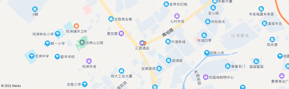 中山汇昌酒店_公交站地图_中山公交_妙搜公交查询2024