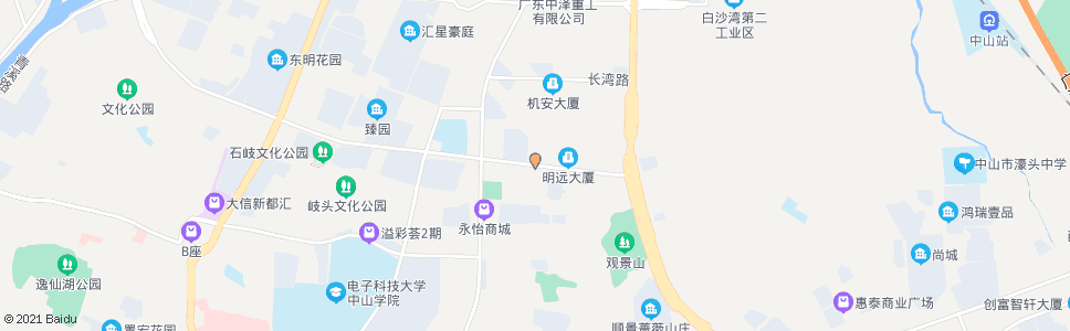 中山沙岗墟北_公交站地图_中山公交_妙搜公交查询2025