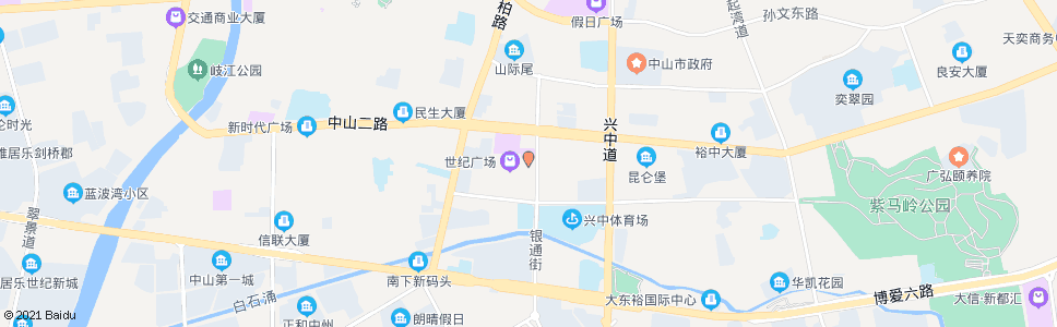 中山京华酒店_公交站地图_中山公交_妙搜公交查询2024