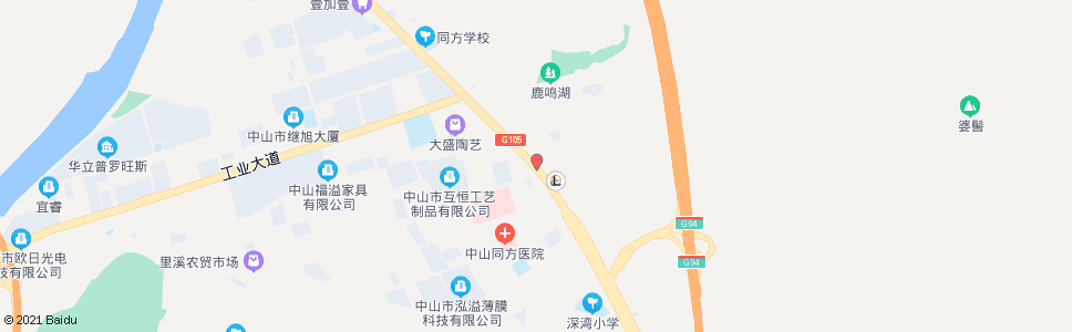 中山里溪(中山同方医院)_公交站地图_中山公交_妙搜公交查询2025