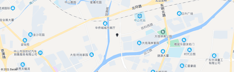 珠海民科西路(石岐花卉基地)_公交站地图_珠海公交_妙搜公交查询2024