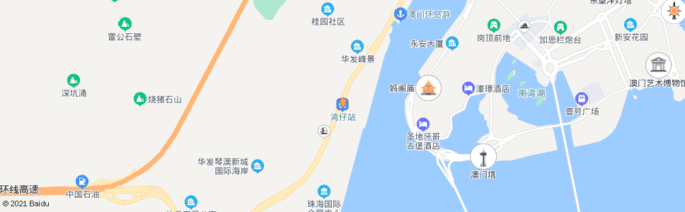 珠海湾仔_公交站地图_珠海公交_妙搜公交查询2024