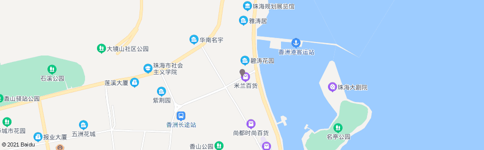 珠海文华中路东_公交站地图_珠海公交_妙搜公交查询2025