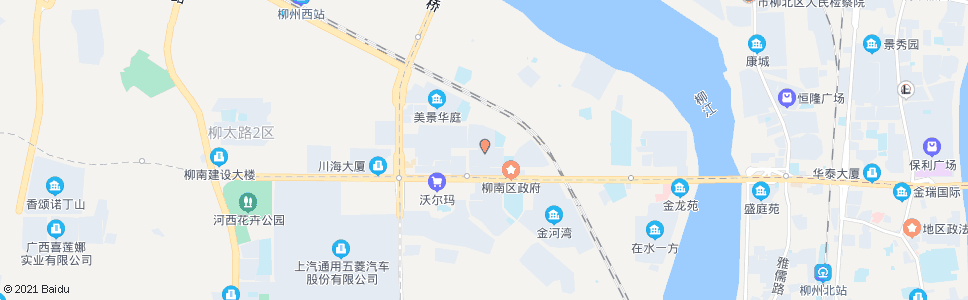 柳州河西小区_公交站地图_柳州公交_妙搜公交查询2025