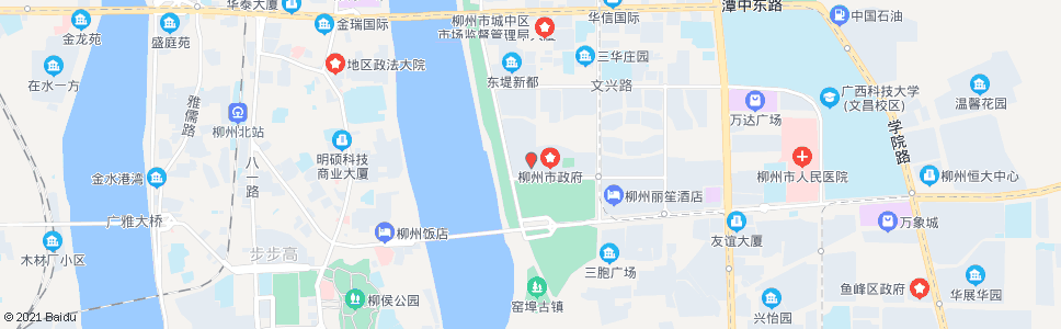 柳州市民广场(市政务服务中心)_公交站地图_柳州公交_妙搜公交查询2024