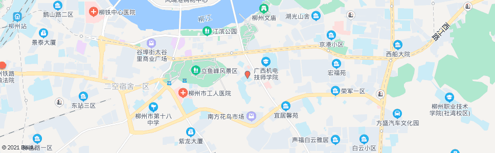 柳州岩村小学_公交站地图_柳州公交_妙搜公交查询2024