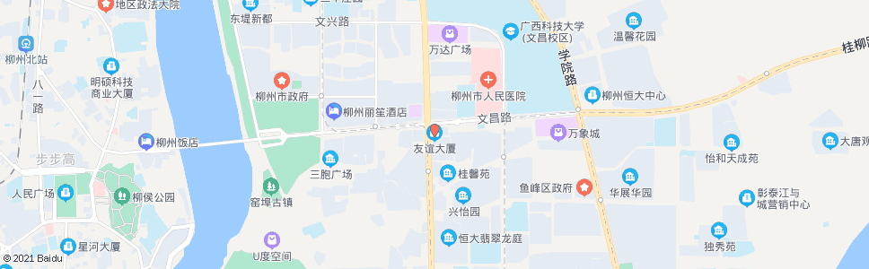 柳州友谊大厦_公交站地图_柳州公交_妙搜公交查询2025