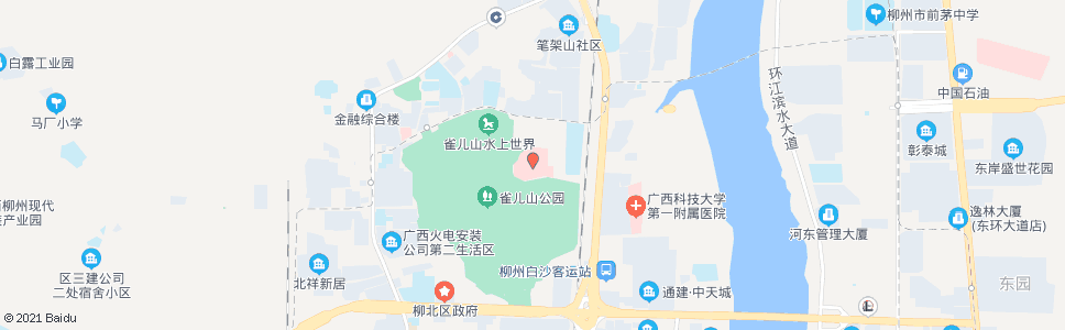 柳州柳钢医院住院部_公交站地图_柳州公交_妙搜公交查询2025