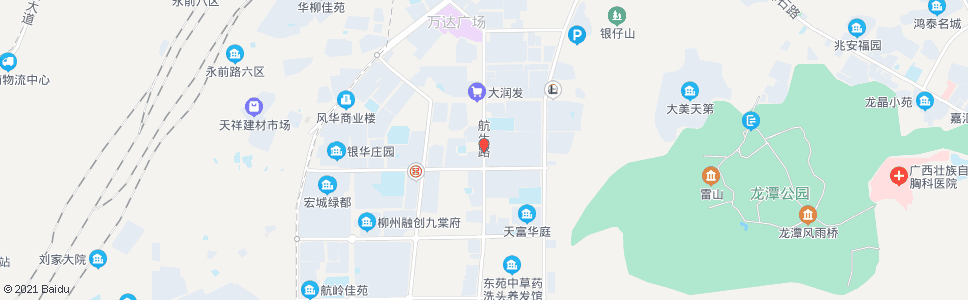 柳州银山小区_公交站地图_柳州公交_妙搜公交查询2025