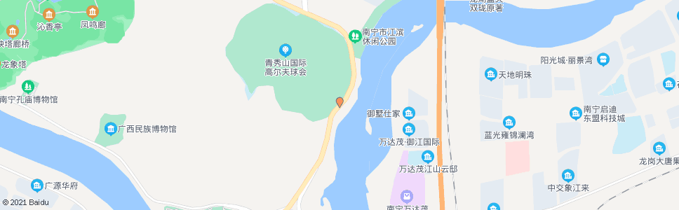 南宁青山高尔夫球场_公交站地图_南宁公交_妙搜公交查询2024