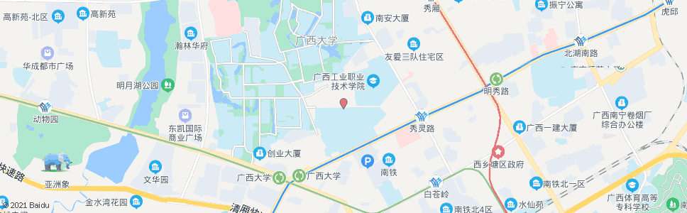 南宁广西建设学院_公交站地图_南宁公交_妙搜公交查询2024