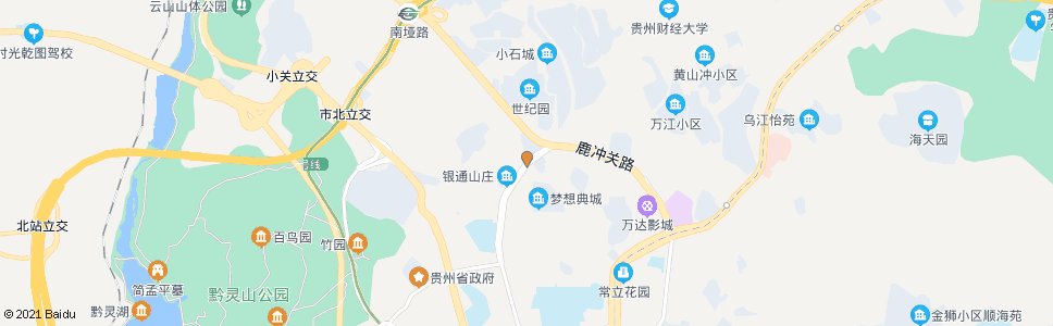 贵阳麻冲路口_公交站地图_贵阳公交_妙搜公交查询2024