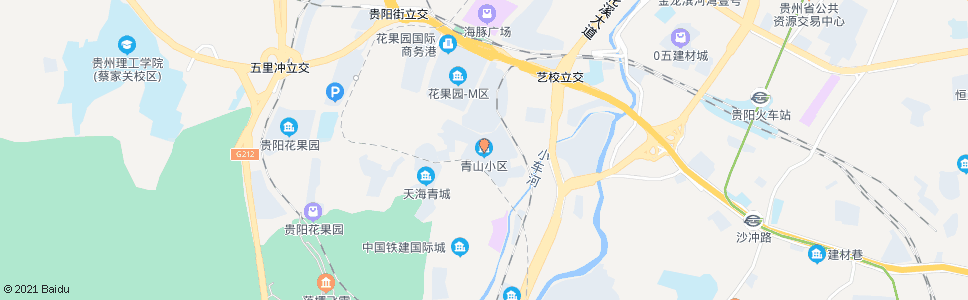 贵阳青山小区_公交站地图_贵阳公交_妙搜公交查询2024