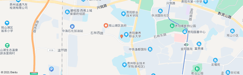 贵阳省护理学院_公交站地图_贵阳公交_妙搜公交查询2024