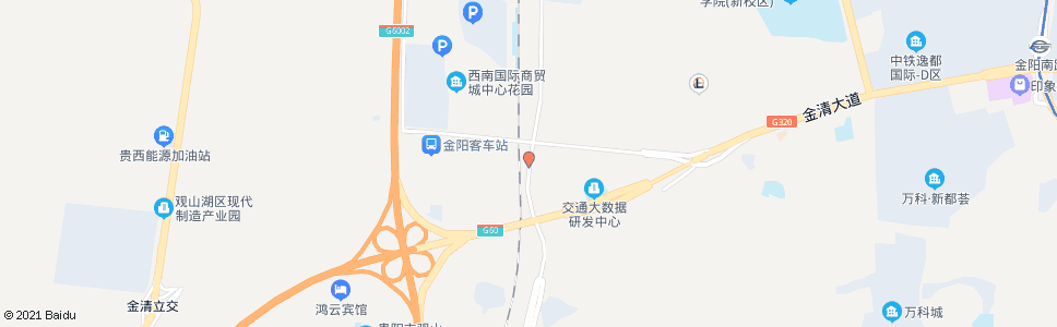 贵阳宾阳大道(南)_公交站地图_贵阳公交_妙搜公交查询2024