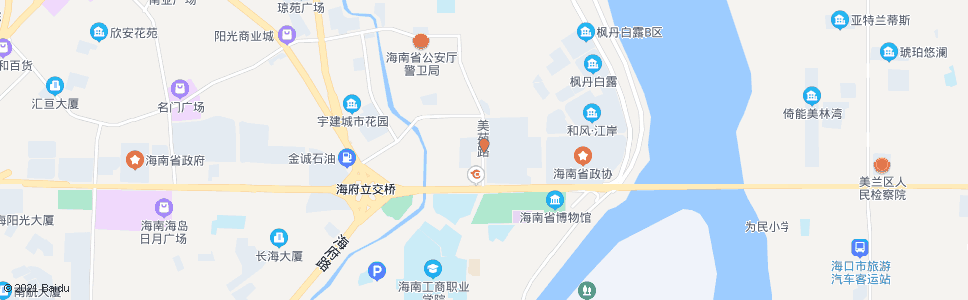 海口大润发国兴店_公交站地图_海口公交_妙搜公交查询2024