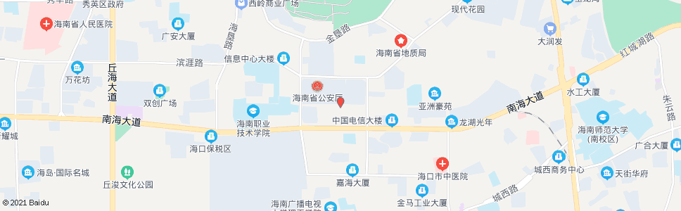 海口锦绣京江_公交站地图_海口公交_妙搜公交查询2024