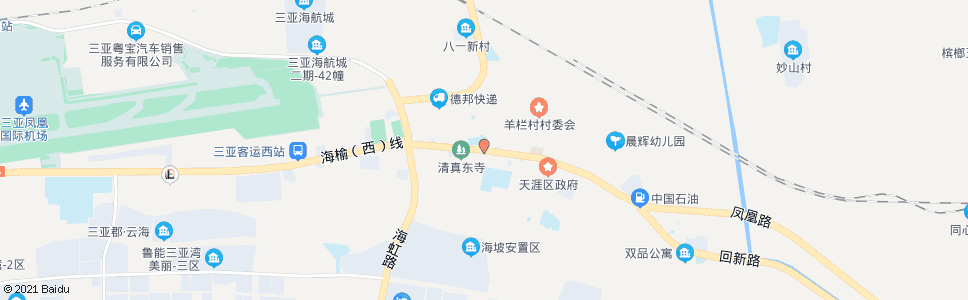 三亚回辉小学_公交站地图_三亚公交_妙搜公交查询2025