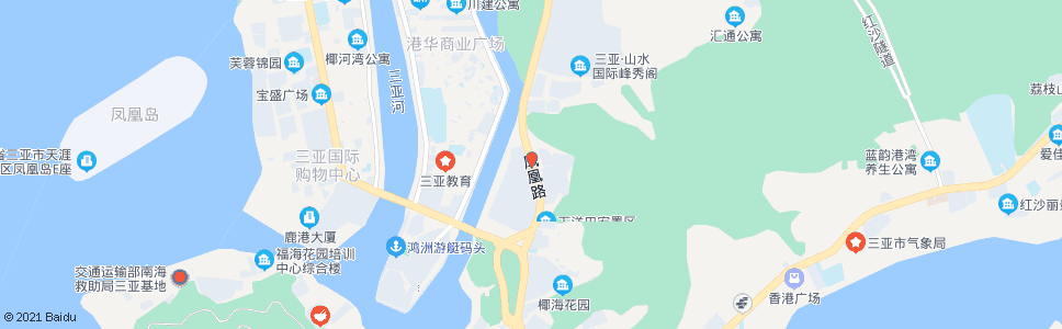 三亚望鹿山庄_公交站地图_三亚公交_妙搜公交查询2025