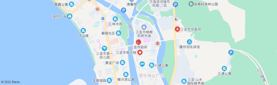 三亚市政府_公交站地图_三亚公交_妙搜公交查询2025