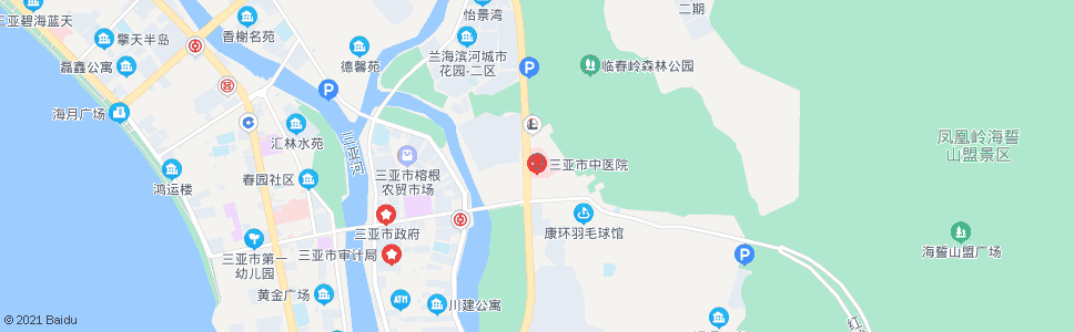 三亚中医院_公交站地图_三亚公交_妙搜公交查询2025